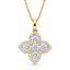 Flower Cluster Diamond Pendant
