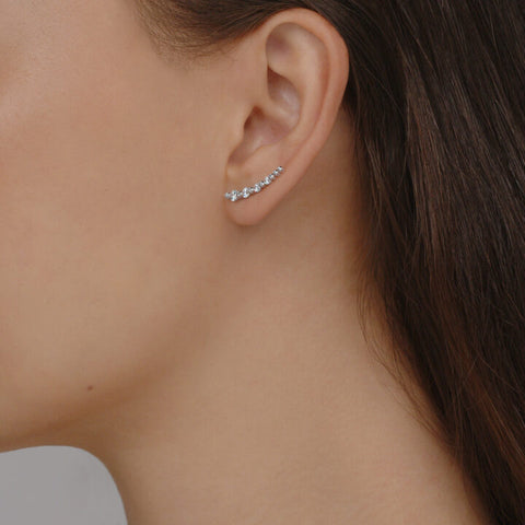 KWIAT 18K Lyric Diamond Climbers E-2379-0-DIA-18KW