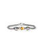 John Hardy LIMITED EDITION Naga Bracelet, Sterling Silver, Madiera Citrine, Diamond 3.5MM BUS604231MCIDI