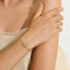 John Hardy Essential Heart Bracelet, Gold, Diamonds, 1.8MM BUGGX989642DI