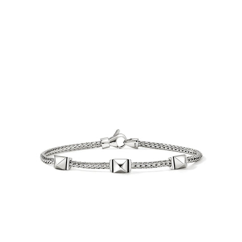 John Hardy Icon Stud Bracelet, Sterling Silver, 2.5MM BU98997