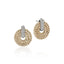 John Hardy Icon Link Earrings, Gold, Diamonds, 22MM EGGX989912DI