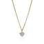 John Hardy Essential Heart Pendant Necklace, Gold, Diamonds, 1.5MM NGGX989732DI