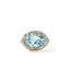 John Hardy Artisan Series Naga Cocktail Ring RGS603811AQDI