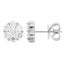 Diamond Cluster Stud Earrings