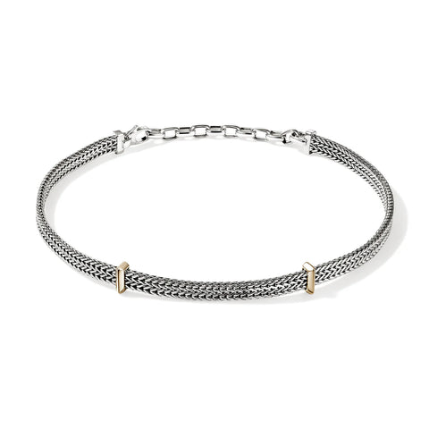 John Hardy Icon Link Choker, Gold, Sterling Silver, 6MM NZZ97220