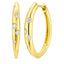 Scattered Diamond Hoop Earrings