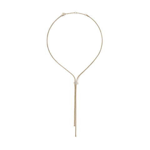 John Hardy Icon Stud Lariat, Gold, Diamonds, 1.8MM 	NGGX972042DI