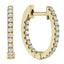 Inside/Out Diamond Hoop Earrings