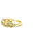 14KT YELLOW GOLD DIAMOND ACCENTED WAVE RING 130-01717