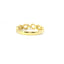 14KT YELLOW GOLD DIAMOND ACCENTED WAVE RING 130-01717