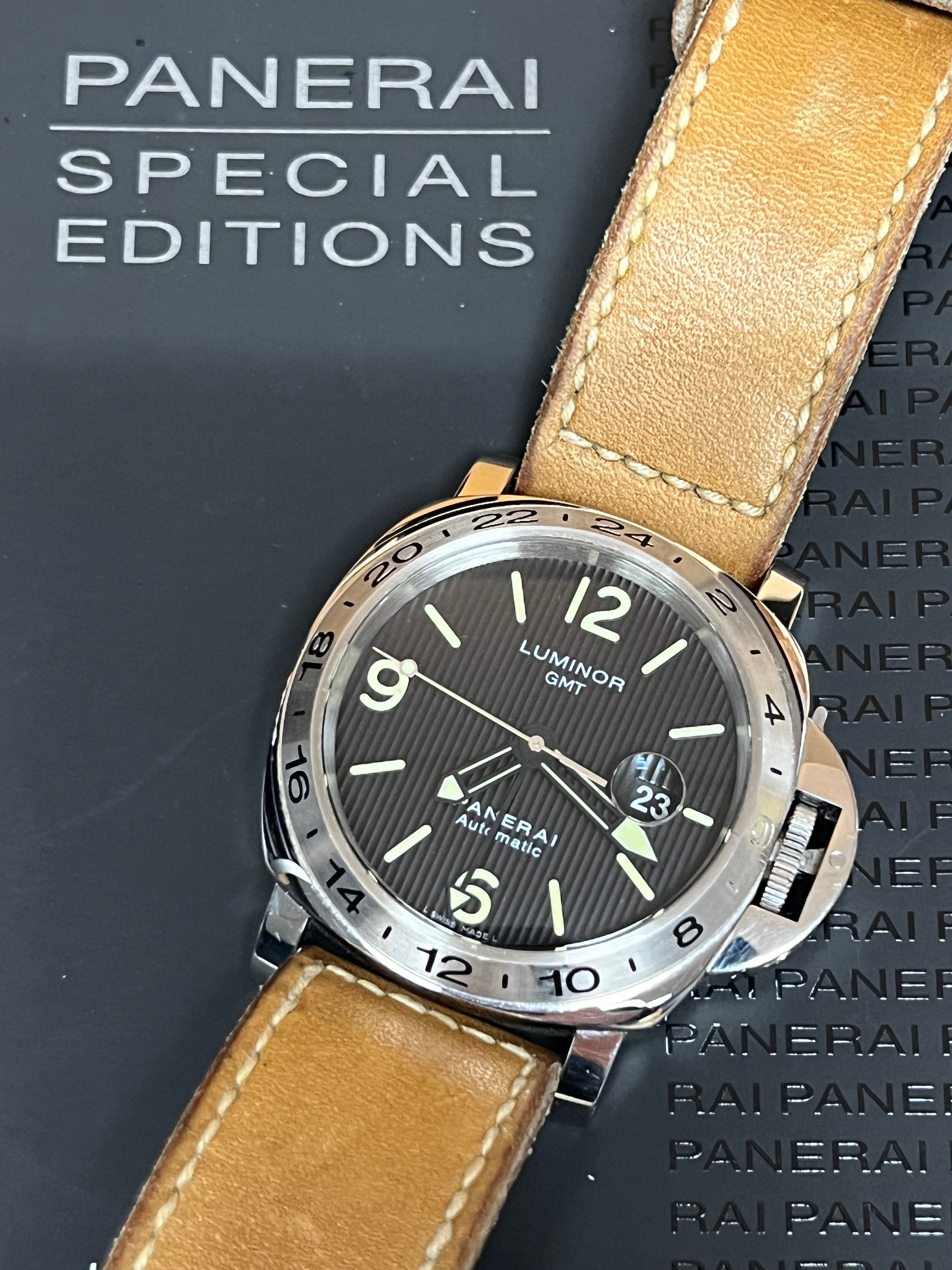 Panerai Luminor GMT Tuxedo 44mm PAM00029 Chalmers Jewelers