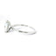 14KT WHITE GOLD HIDDEN HALO SOLITAIRE RING FOR  1.5CT EMERALD CUT CENTER STONE 140-08438