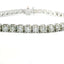 14KT WHITE GOLD 10CTW ROUND DIAMOND TENNIS BRACELET KB34170-10.00CT-VJ