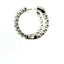 14KT WHITE GOLD 2CTW ROUND DIAMOND INSIDE/OUT HOOPS KE35360-2.00CT-VJ