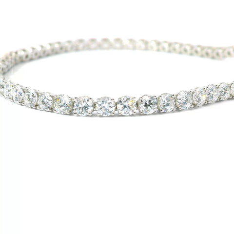 14KT WHITE GOLD 6CTW ROUND DIAMOND TENNIS BRACELET KGBR35753-6.00CT