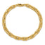 Leslie's 14K Yellow Gold Polished and Textured Fancy Link Bracelet 7.5 Inch 440-02608