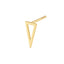 MIDAS Open Pyramid Stud Earrings on Post Back MF024174