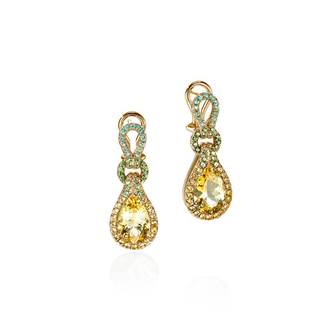 John Hardy Artisan Series Surf Drop Earrings EGS895304YBYS