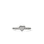 John Hardy Essential Heart Ring, Sterling Silver, Diamonds RBP989762DI