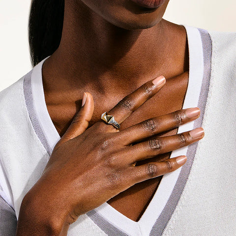 John Hardy Icon Stud Ring, Gold, Sterling Silver, 9MM RZZ97202