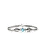 John Hardy LIMITED EDITION Naga Bracelet, Sterling Silver, Blue Topaz, Diamond 3.5MM BUS604231SBTDI