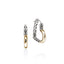 John Hardy Essential Heart Hoop Earrings, Gold, Sterling Silver, 21MM EZZ98968