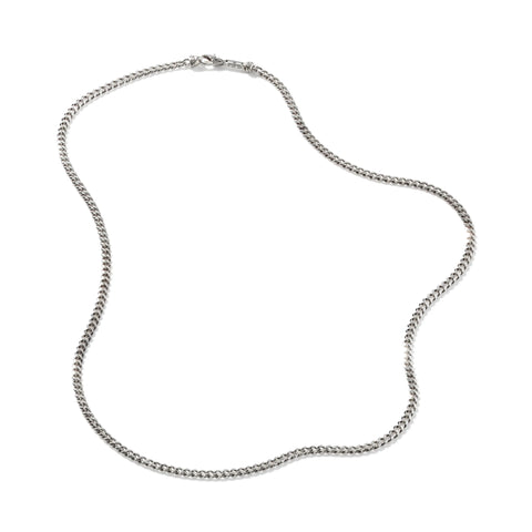 John Hardy Curb Chain Necklace, Sterling Silver, 3.9MM NM900345