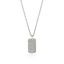 John Hardy Tag Necklace, Sterling Silver, Diamonds, 2MM NMP9011322DI