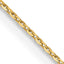14KT Gold Diamond-Cut Cable Pendant Chain PEN-144