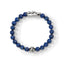 John Hardy Naga Beaded Bracelet, Sterling Silver, Lapiz Lazuli, 8MM BUS603861LPZBSP