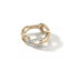 John Hardy Surf Link Ring, Diamonds, Wide