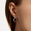 John Hardy Essential Heart Hoop Earrings, Sterling Silver, 21MM EB98968