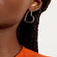 John Hardy Essential Heart Hoop Earrings, Sterling Silver, 31.7MM EB98969