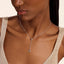 John Hardy Essential Heart Lariat Necklace, Sterling Silver, Gold, Diamonds, 1.5MM NZZP989902DI