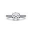 Sylvie Iconelle Micropavé Hidden Halo Two Tone Engagement Ring - Xandra S5020