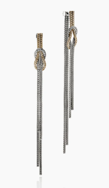 John Hardy Love Knot Drop Earring, Sterling Silver EZZ901063