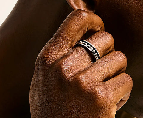 John Hardy Nailhead Ring, Sterling Silver, 5.5MM RM30184