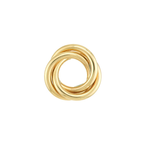 MIDAS Open Love Knot Stud Earrings on Post Back TM001487