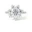 14KT WHITE GOLD 2CTW FLOWER CLUSTER RING TXR06223-2.00CT-VJ