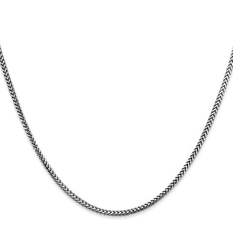 14K 1.5mm Franco 18 Inch Chain