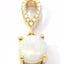 14KT YELLOW GOLD OPAL PENDANT 230-02446