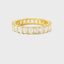 14KT YELLOW GOLD 3.12CTW EMERALD CUT ETERNITY BAND KR30842-EM-3.12-VJ
