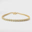 14K Yellow Gold Diamond Tennis Bracelet