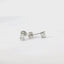 14K White Gold Pear Shape Diamond Stud Earrings