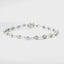 14K White Gold Natural Diamond Bracelet