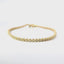 14K Yellow Gold Diamond Tennis Bracelet