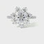 14KT WHITE GOLD 2CTW FLOWER CLUSTER RING TXR06223-2.00CT-VJ