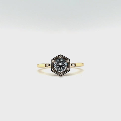 Lucia Custom Diamond Engagement Ring
