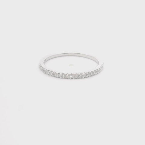 14k Gold & Natural Diamond Anniversary Band